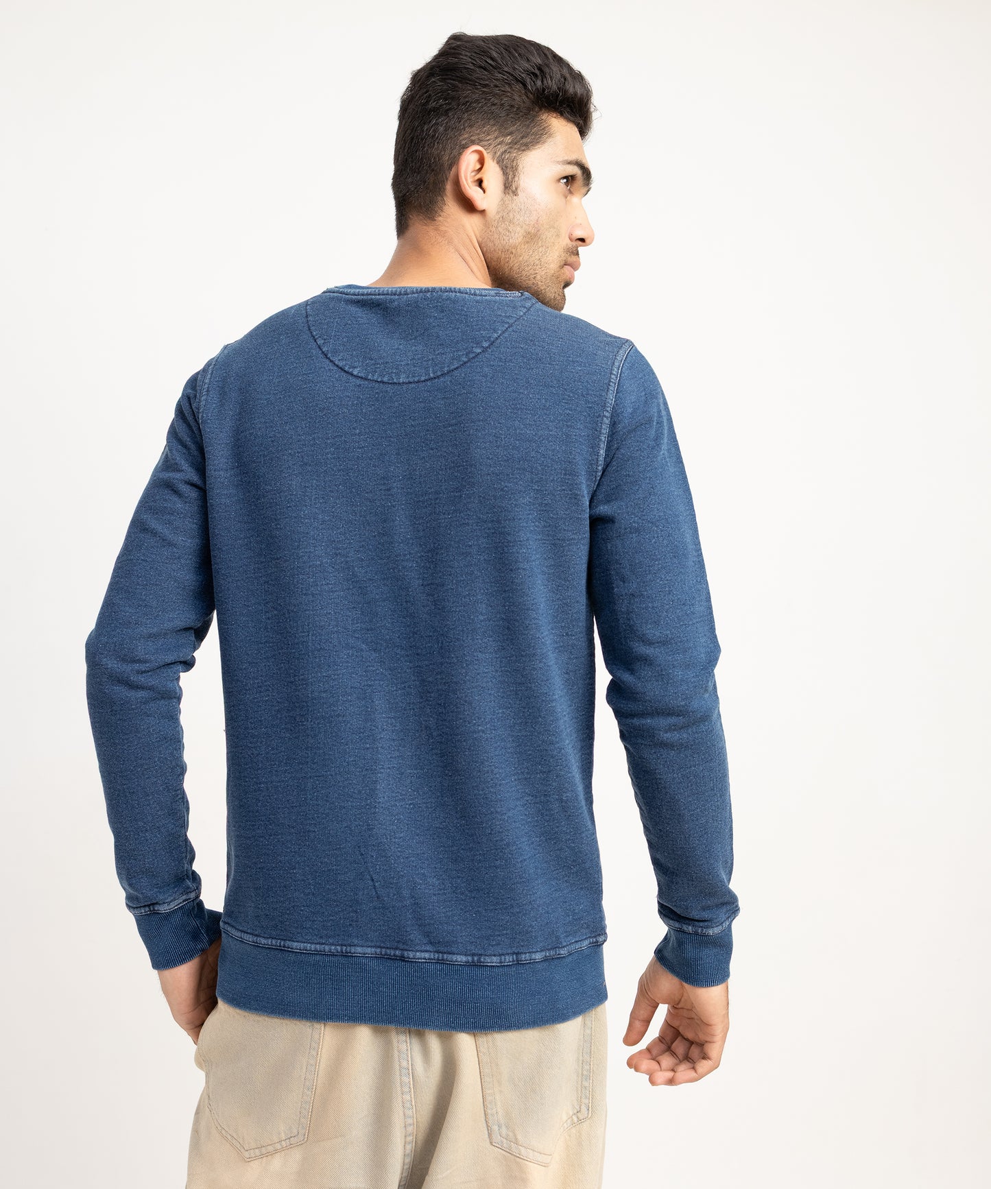Men's V Patch Crew Neck Sweat