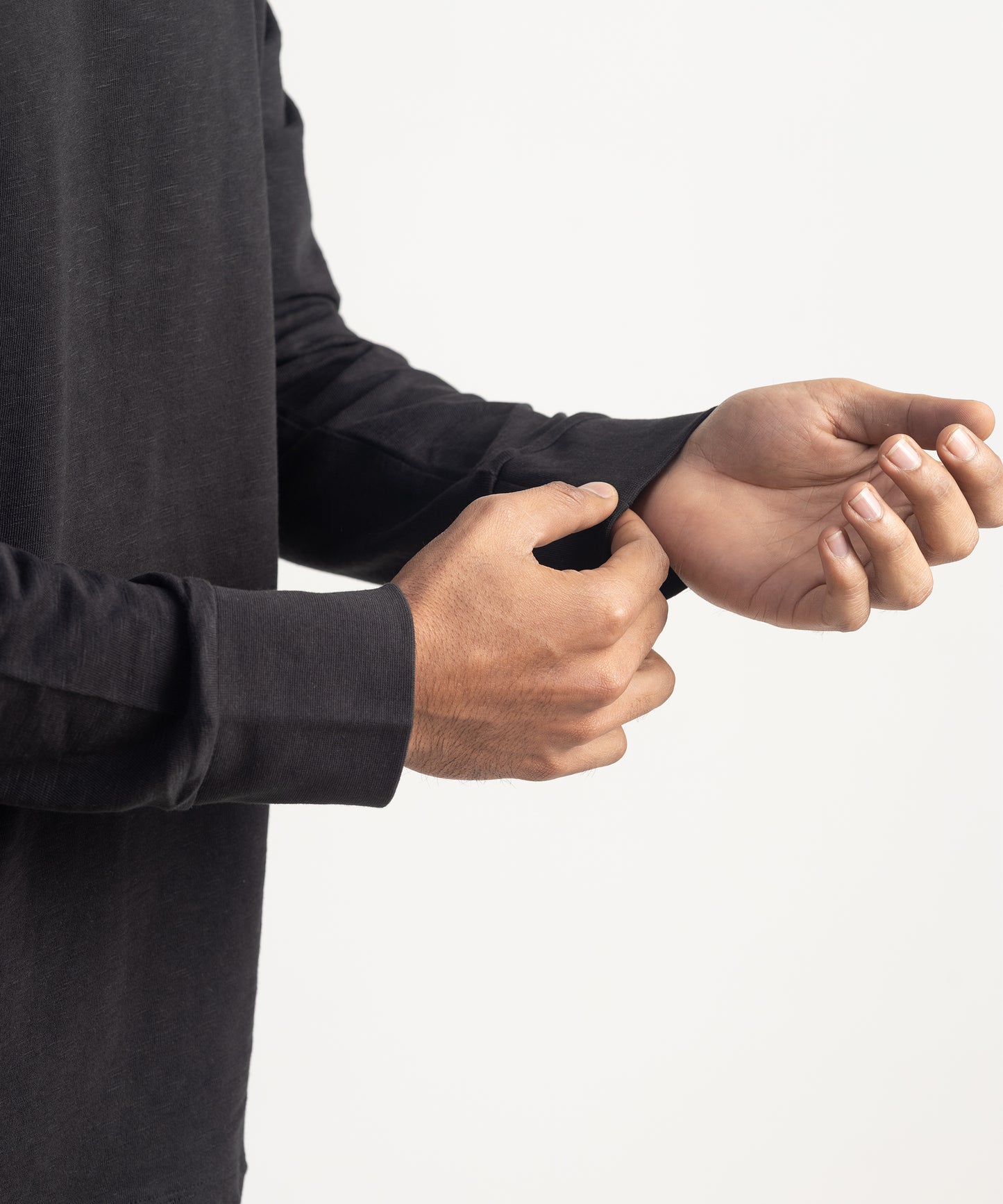 Men's Crew Neck Long Sleeve Tee Shirt