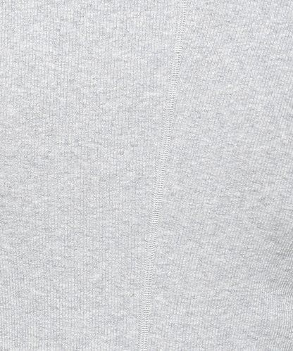 Womens Micro rib elbow sleeve Tee Shirt