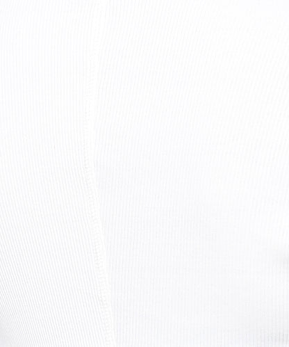 Womens Micro rib elbow sleeve Tee Shirt