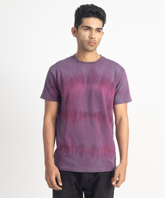 Men's Crew Neck Mauve Tee Shirt